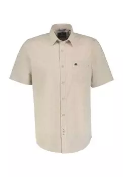 Рубашка повседневная, короткий рукав, воротник Кент, мужская LERROS, цвет Light Dune Beige