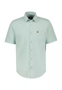 Рубашка повседневная, короткий рукав, воротник Кент, мужская LERROS, цвет Coastal Sea Blue