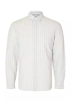 Рубашка повседневного кроя, приталенного кроя, длинный рукав, воротник Кент, мужская SELECTED, цвет Cashmer