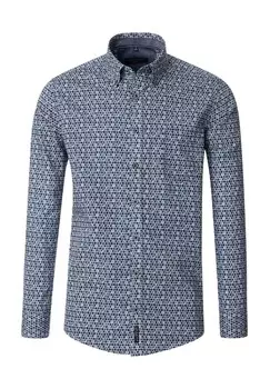 Рубашка повседневного кроя, воротник на пуговицах, мужская CASAMODA, цвет 100 Blau