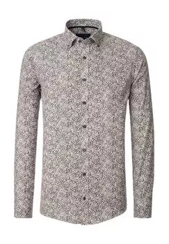 Рубашка повседневного кроя, воротник на пуговицах, мужская CASAMODA, цвет 200 Braun