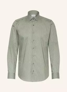 Рубашка пятого уровня по фигуре OLYMP, цвет HELLGRN/GRN