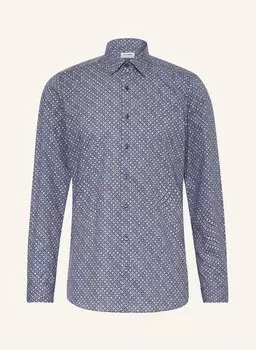 Рубашка пятого уровня по фигуре OLYMP, цвет DUNKELBLAU/FUCHSIA