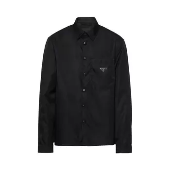 Рубашка Prada Re-Nylon Shirt Black, черный