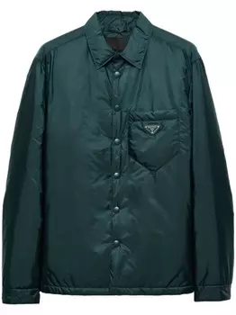 Рубашка Prada Re-Nylon, зеленый