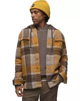 Рубашка Prana Asgard Hooded Flannel, цвет Bed Rock