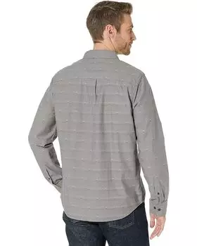 Рубашка Prana Lewisville Shirt, цвет Dark Iron Scratch 1