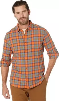 Рубашка Prana Los Feliz Flannel Shirt Slim Fit, цвет Ember