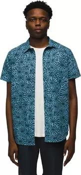 Рубашка Prana Stimmersee Shirt Slim Fit, цвет High Tide Stretch
