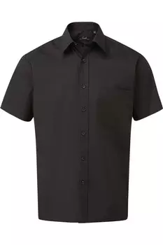 Рубашка Premier Poplin с коротким рукавом, черный