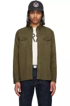 Рубашка Престон цвета хаки RRL