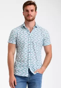 Рубашка PRINT Gabbiano, светло-голубой