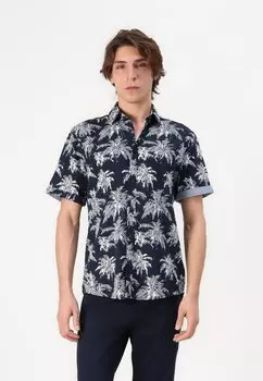 Рубашка PRINTED TOM TAILOR, темно-синий