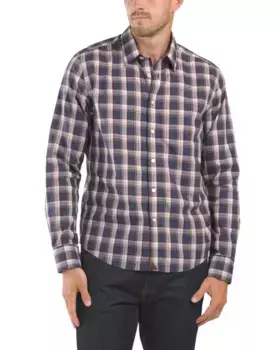 Рубашка приталенного кроя Barossa Untuckit, синий