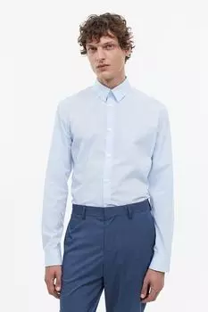 Рубашка приталенного кроя, которую легко гладить H&M