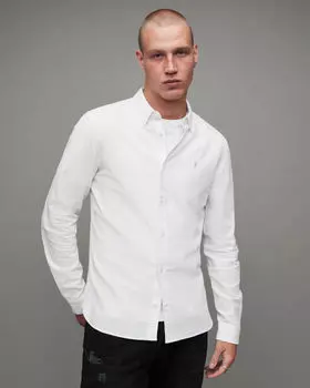 Рубашка приталенного кроя Lovell Ramskull AllSaints, белый