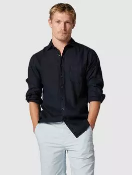 Рубашка приталенного кроя с длинными рукавами Coromandel Rodd & Gunn, полночь