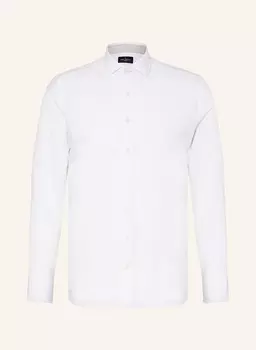 Рубашка приталенного кроя с льняной подкладкой Hackett London, бежевый