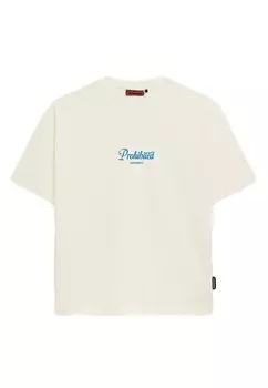 Рубашка Prohibited, кремовый