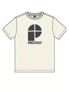 Рубашка Protest CLASSIC LOGO T-SHIRT, цвет Seashelloffwhite
