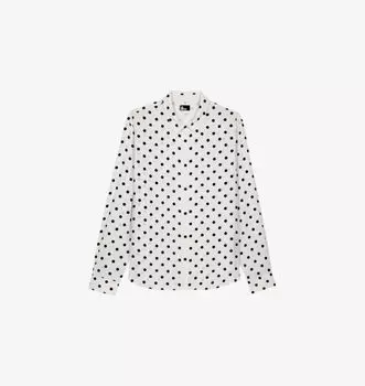 Рубашка прямого покроя с узором «пятно» The Kooples, мультиколор