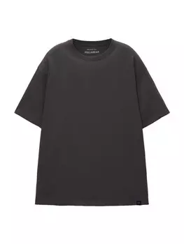 Рубашка Pull&Bear, антрацит