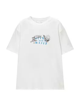 Рубашка Pull&Bear, белый