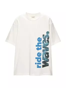 Рубашка Pull&Bear, белый