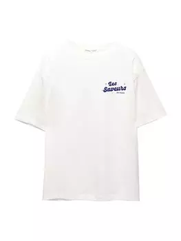 Рубашка Pull&Bear, белый