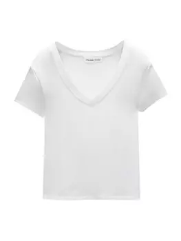 Рубашка Pull&Bear, белый