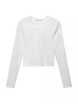 Рубашка Pull&Bear, белый