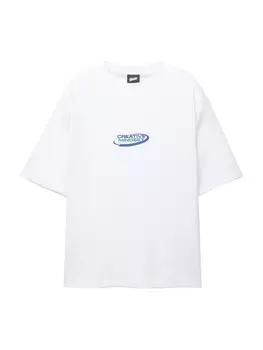 Рубашка Pull&Bear, белый