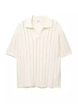 Рубашка Pull&Bear, белый