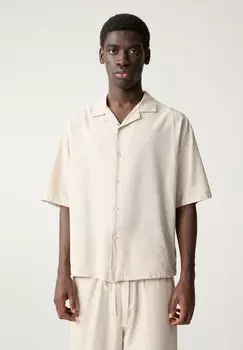 Рубашка PULL&BEAR, бежевый