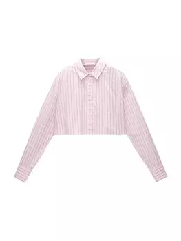 Рубашка Pull&Bear Blouse, розовый