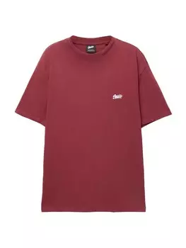 Рубашка Pull&Bear, бордовый