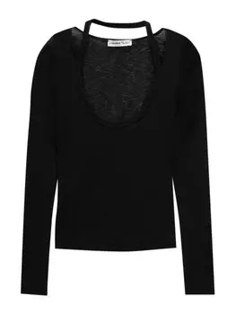 Рубашка Pull&Bear, черный