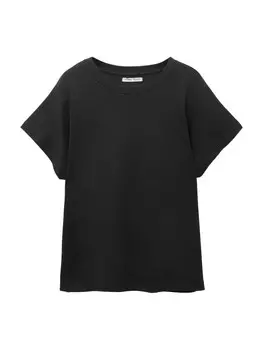 Рубашка Pull&Bear, черный