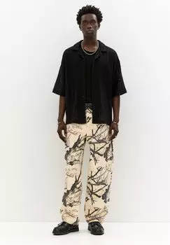 Рубашка PULL&BEAR, черный