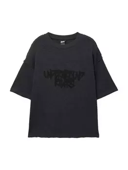 Рубашка Pull&Bear, черный