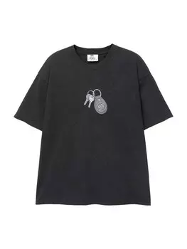 Рубашка Pull&Bear, черный