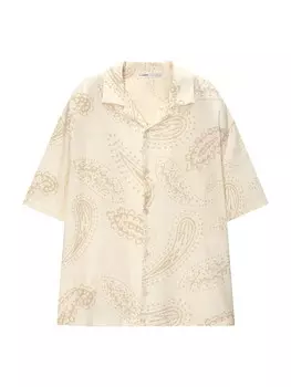 Рубашка Pull&Bear Comfort fit Button Up, цвет Wool white