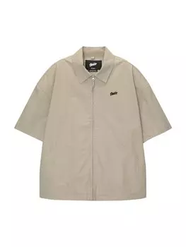 Рубашка Pull&Bear Comfort fit Button Up, светло-бежевый