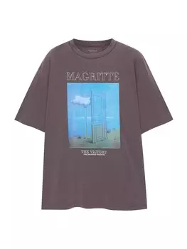 Рубашка Pull&Bear, цвет Aubergine