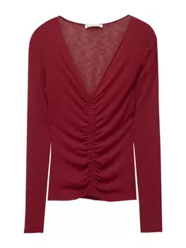 Рубашка Pull&Bear, цвет Grenadine