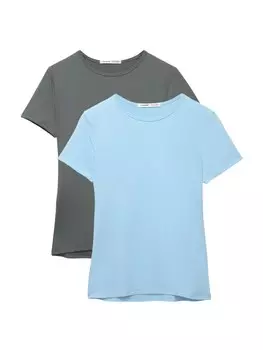 Рубашка Pull&Bear, цвет Light blue/Dark grey