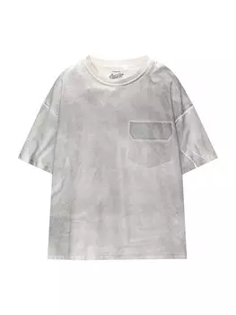 Рубашка Pull&Bear, цвет mottled white
