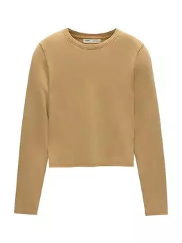 Рубашка Pull&Bear, цвет Mustard