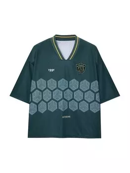 Рубашка Pull&Bear, цвет Petrol