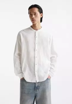 Рубашка PULL&BEAR, цвет white